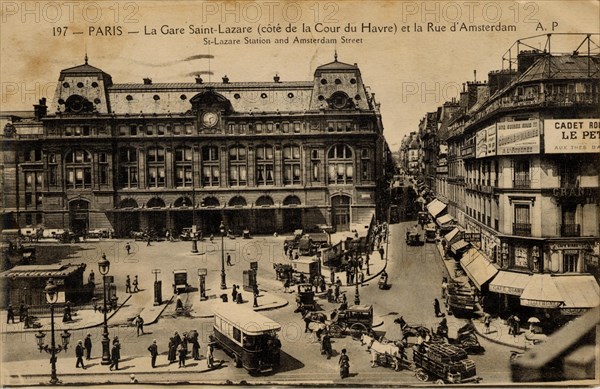 Paris, la gare Saint-Lazare