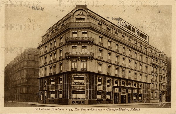 Paris, Le Château Frontenac, 54 rue Pierre-Charron