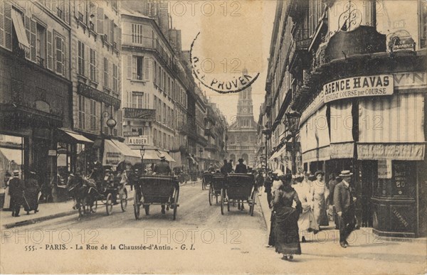 Paris, Rue de la Chaussée d'Antin