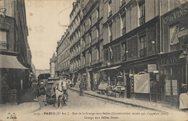 Paris, Rue de la Grange-aux-Belles