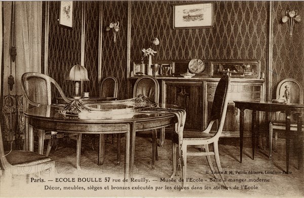 Paris, Ecole Boulle, 57 rue de Reuilly