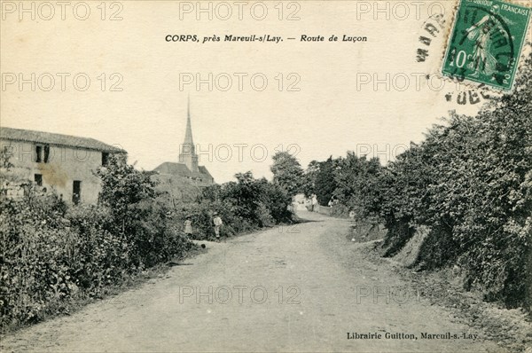 Corpe, Route de Luçon