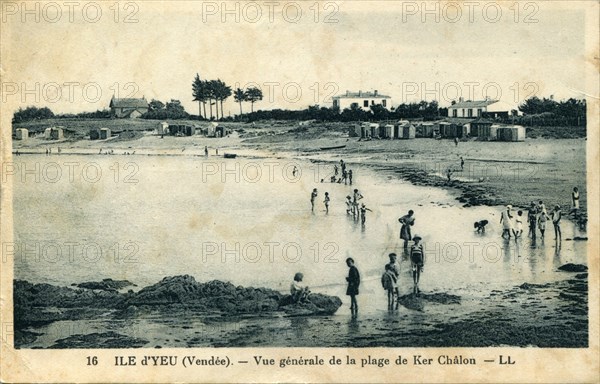 Ile d'Yeu, plage de Ker Châlon