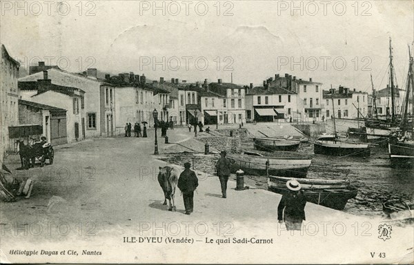 Ile d'Yeu, quai Sadi-Carnot