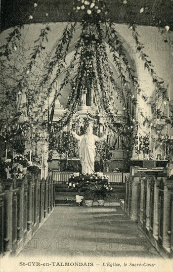 Saint-Cyr-en-Talmondais, intérieur de l'église