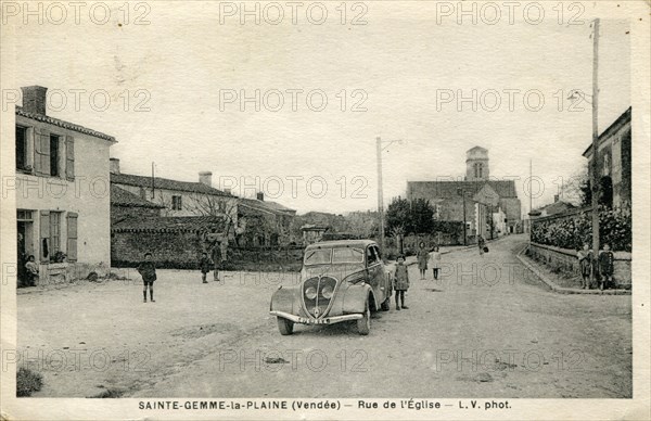 Sainte-Gemme-la-Plaine, Rue de l'Eglise