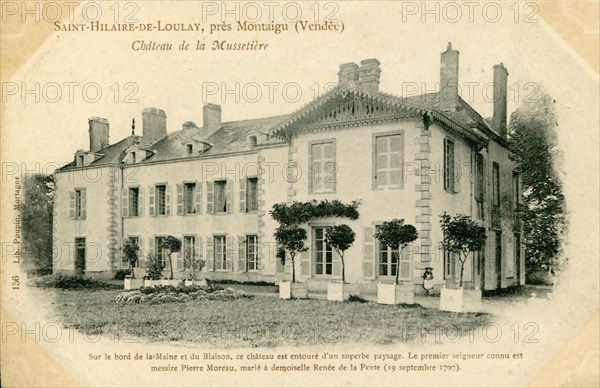 Saint-Hilaire-de-Loulay, Château de la Mussetière