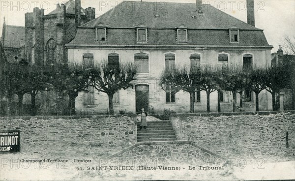 Saint-Yrieix, le Tribunal