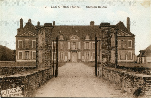 Les Ormes, Château Boutin