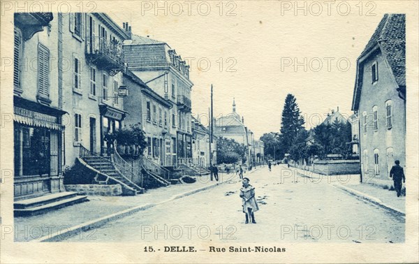 Delle, la Rue Saint-Nicolas