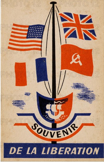 Affiche. Souvenir de la Libération