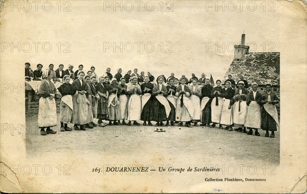 Female sardine cannery workers from Douarnenez