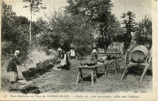 Preparing a banquet in Brittany