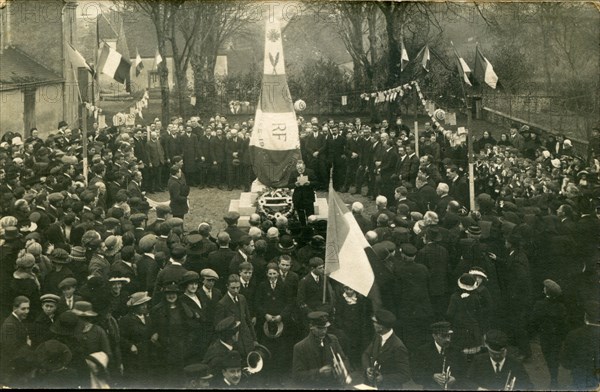 Lourdoueix-Saint-Michel, Inauguration of the War Memorial