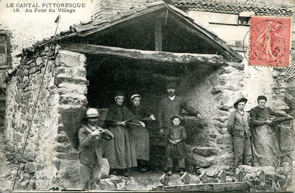 Oven of a village in the Cantal departement