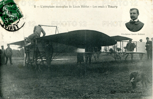 L'aéroplane monoplan de Louis Blériot. Les essais à Toury