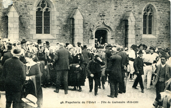 Fête du Centenaire de la Papeterie de l'Odet, 1822-1922