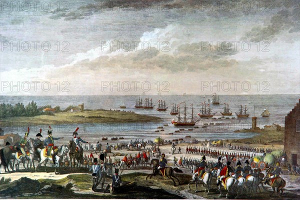The English landing in Holland on November 30, 1799