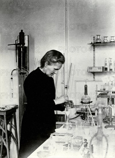 Marie Curie à l'Institut de radium