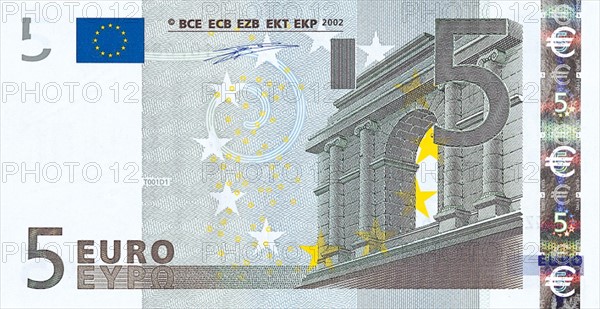 Billet de 5 euros (avers)