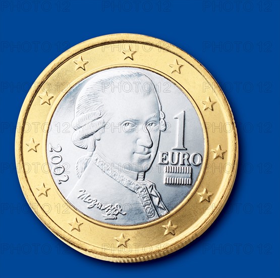 Coin of 1 euro (Austria)