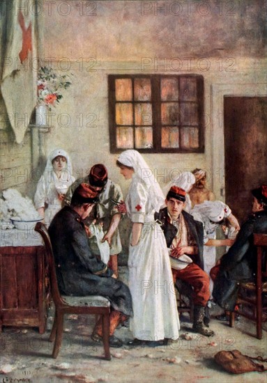 Henri Gervex, L'ambulance de la gare de Poitiers