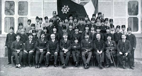 A Paris, le prince Hidayatulla, fils de l'émir d'Afghanistan (1922)