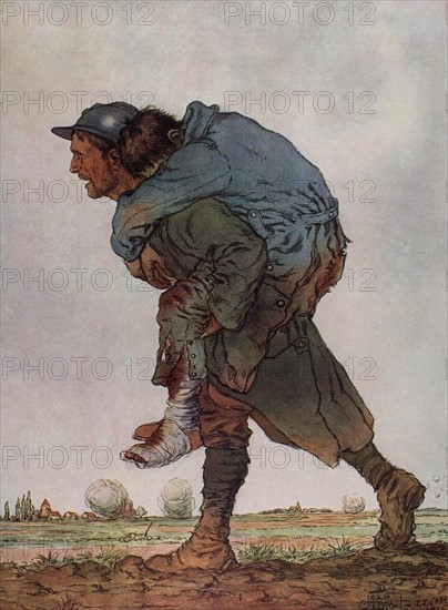 Jean Droit, Première Guerre Mondiale, "Fraternité", 1917