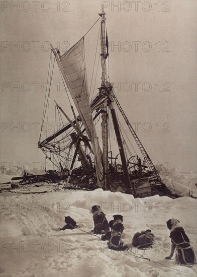 L'agonie du navire de l'expédition Shackleton (décembre 1915)