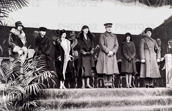 Inauguration à Bruxelles du monument de Léopold II (novembre 1926)