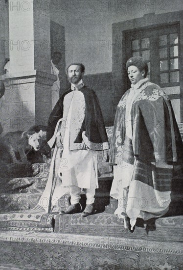 Le prinde Tafari, héritier et régent du trône d'Ethiopie, 1924