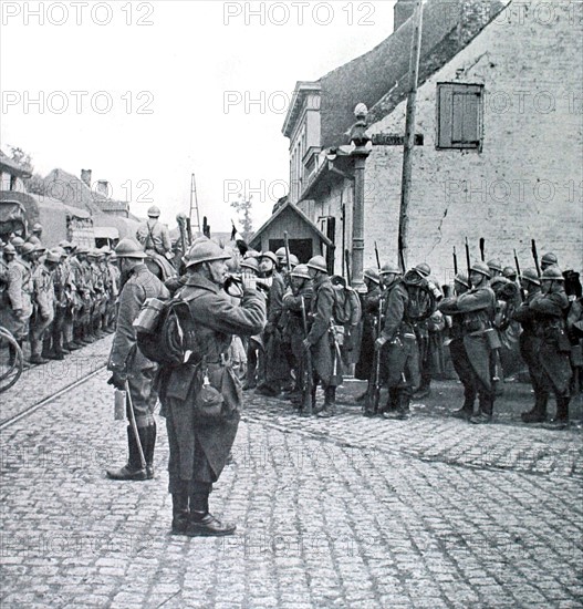 Première Guerre Mondiale. Bataille de l'Yser