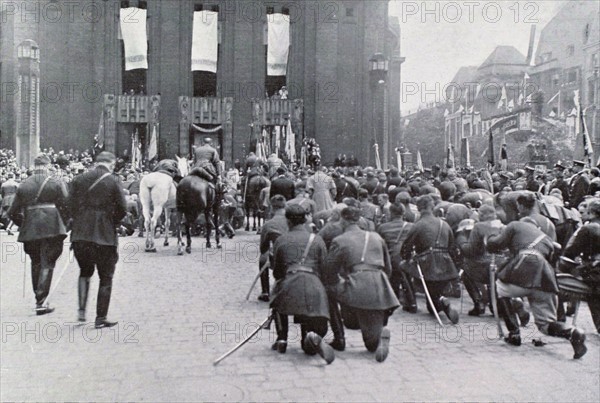 La Pologne prend possession de sa part de la Haute-Silésie (juin1922)