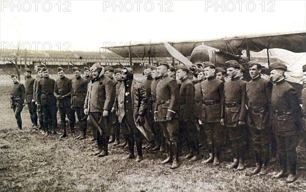 Organisation d'une police aérienne à New York (1919)