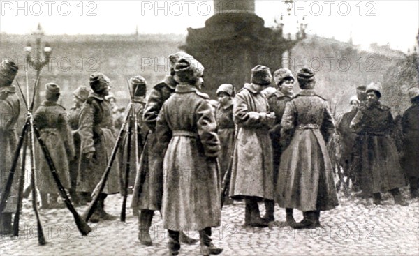 Révolution russe. Le dernier jour passé par Kérensky à Pétrograd (1918)