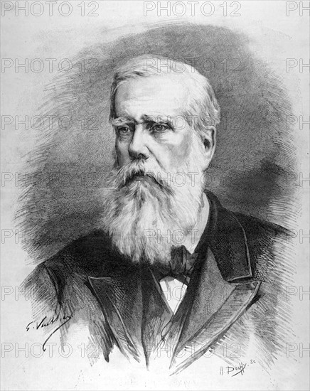 Dom Pedro II, empereur du Brésil In "Le Monde illustré", 1897