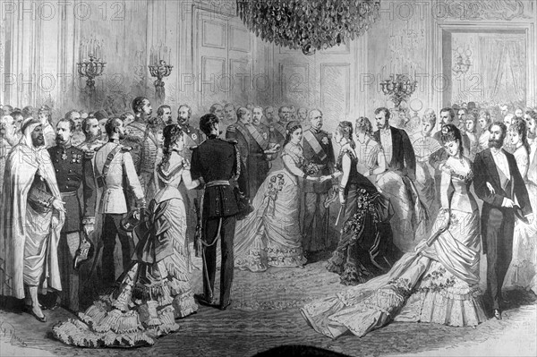 A Paris, un bal à l'Elysée In "Le Monde illustré", 1876