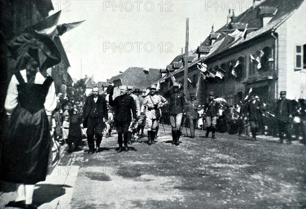 Official visit by Raymond Poincaré to Alsace