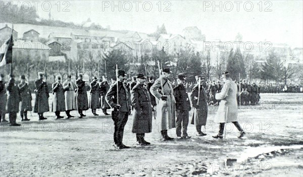 Première Guerre Mondiale. Le dessinateur alsacien, Hansi, décoré de la légion d'honneur