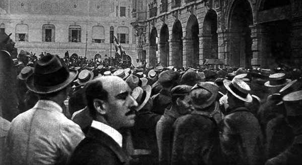 Première Guerre Mondiale. Manifestation en Crête