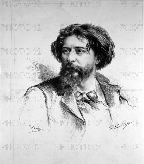 Portrait of Alphonse Daudet (1887)