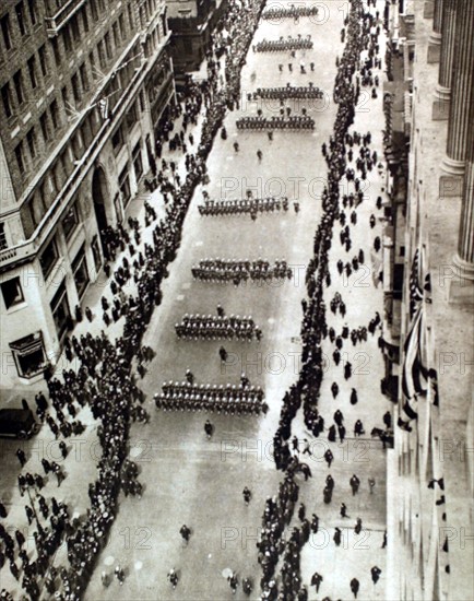 Première Guerre Mondiale. Entrée en guerre des Etats-Unis