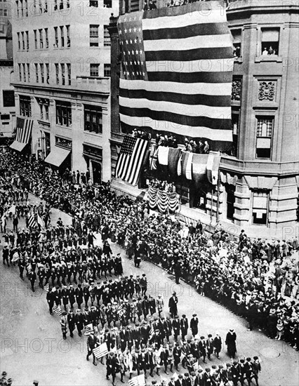 Première Guerre Mondiale. Entrée en guerre des Etats-Unis