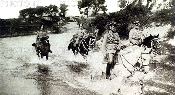 World War I. Marshal Mackensen at the front (1915)