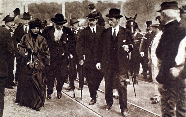 World War I. In Italy: inauguration of the monument of the "Thousand" (1915)