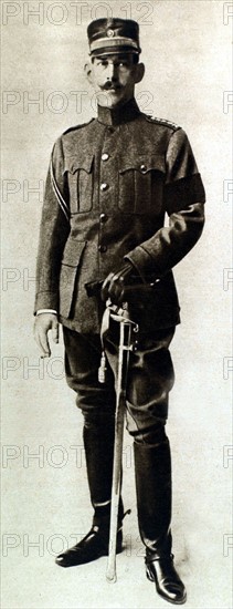 World War I. King Constantine of Greece (1917)
