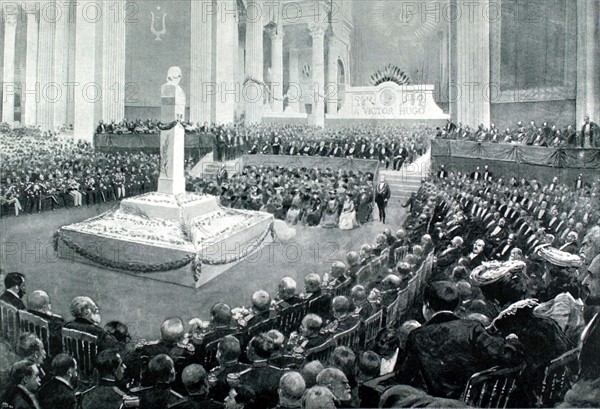 The centennial of Victor Hugo. Official ceremony at the Panthéon (1902)