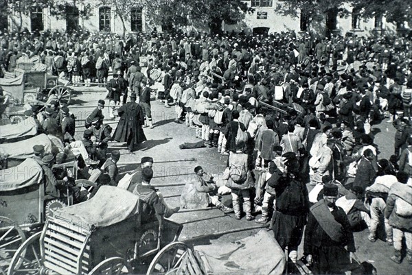 Guerre des Balkans. Préparatifs de guerre en Bulgarie (1912)