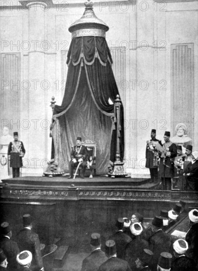 Inauguration of the Egyptian parliament by King Fouad (1924)
