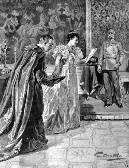 Marriage of the Duke of Orléans, in Vienna (1896)